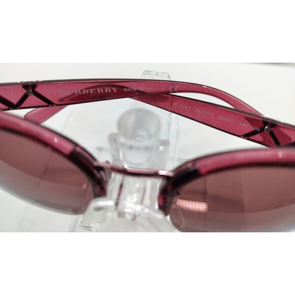 Burberry Woman's Luxury partial rim Sunglasses - Picture 5 of 11